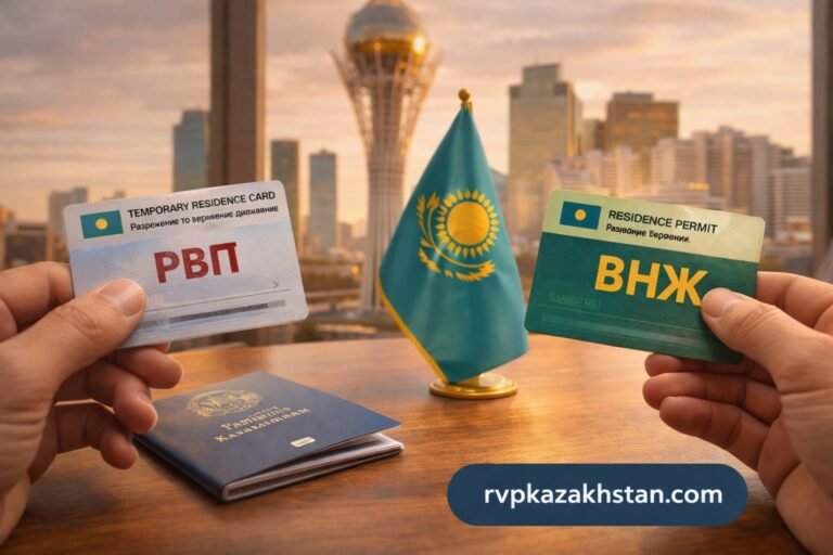РВП и ВНЖ в Казахстане — разница