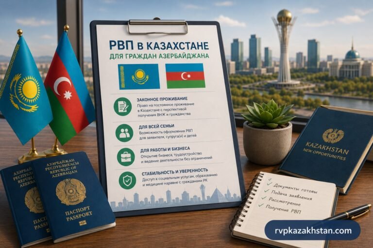 РВП в Казахстане для граждан Азербайджана
